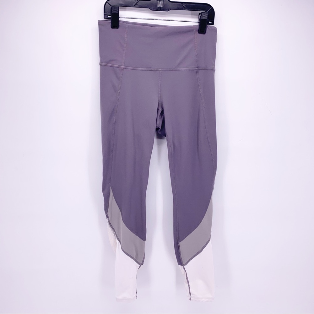 Athleta Color-Block Mesh Leggings Size XS